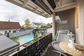 Balkon OG mit Poolblick - 