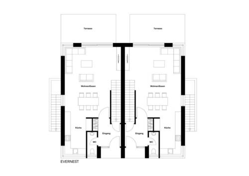 Erdgeschoss - 6 Zimmer Doppelhaushälfte in Bielefeld