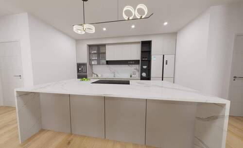 Visualisierung Küche - 4 Zimmer Etagenwohnung zum Kaufen in Niefern-Öschelbronn / Öschelbronn