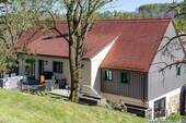 Ansicht vom Garten - traumhaftes Wohnen in der Oberlausitz