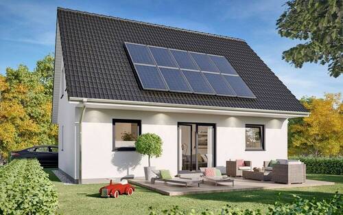 Ansicht_Garten_SH122_Var.C1 - Ihr individuelles ScanHaus - Jetzt Traumhaus planen!