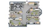 Grundriss 3D - Büro in Anklam