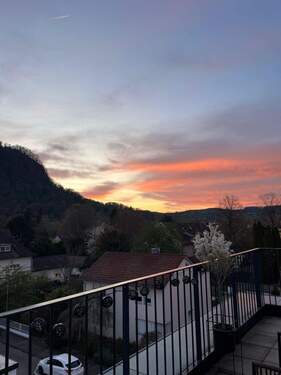Aussicht vom Balkon - 
