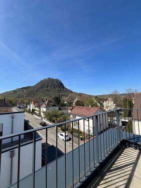 Aussicht Balkon - Etagenwohnung mit 67,80 m&sup2; in Singen zur Miete
