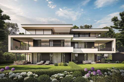 Außenansicht. - Bezugsfertig Frühjahr 2026: Sonnige Ruheoase mit Terrasse in Südausrichtung.