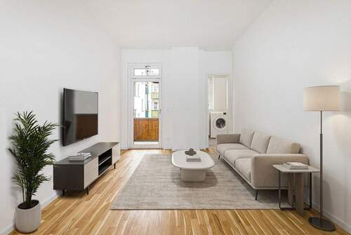 Unverbindliche Visualisierung - 3-Zimmer-Altbauwohnung mit Balkon in Leipzig