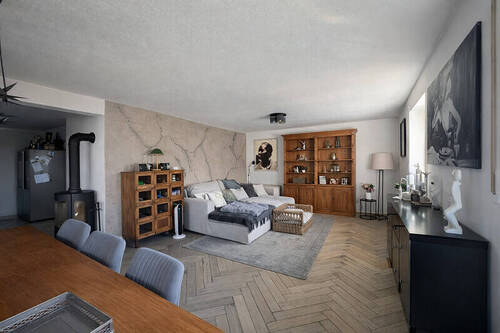 Wohnzimmer - Einfamilienhaus in Erfurt
