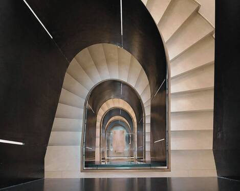 Treppenhaus. - 