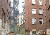 Ansicht Hof und Brandschutztreppe - 