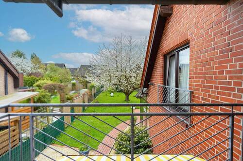 Sicht vom Balkon in Garenteil - 