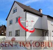 Ein- Zweifamilien-Haus + Scheune + großer Garten - Rimbach
