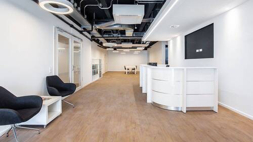 Titelbild - Neues, stilvolles Büro nahe Harras - Münchner Aussicht, möbliert, flexibel