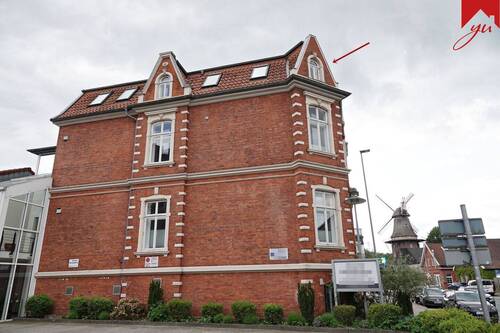 Singlewohnung in Aurich - Wohnen im Altbau: Dachgeschosswohnung für Singles in zentraler Lage von Aurich