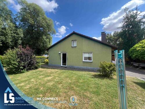 Garten Rückseite - 4 Zimmer Bungalow zum Kaufen in Halberstadt