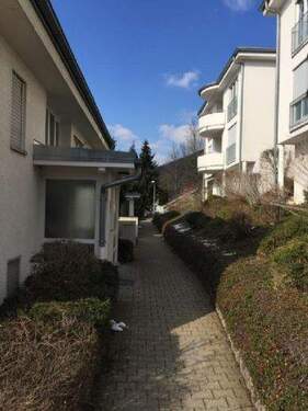 Zugang Wohnhaus - 1 Zimmer Terrassenwohnung in Bad Urach