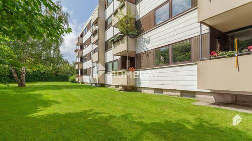 Garten 2 - Gemütliche 2-Zimmer-Wohnung mit Loggia in gepflegtem Mehrfamilienhaus