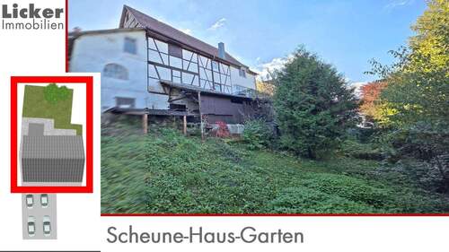 Scheune-Haus-Garten - 