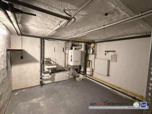 Gasheizung im Teilkeller - 