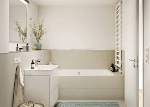 Bad - Neckarfuxx - 3 Zimmer Etagenwohnung zum Kaufen in Heilbronn