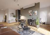 Wohnzimmer Dünenhaus WE 216 - 