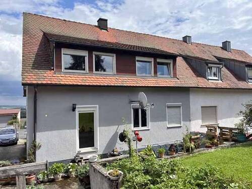 Außenansicht Terrasse - 4 Zimmer Doppelhaushälfte zum Kaufen in Sulzbach-Rosenberg