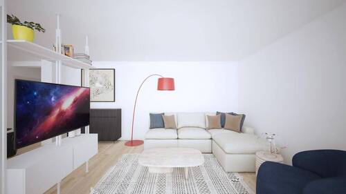 Wohnbereich Raustrennen - Etagenwohnung mit 94,00 m&sup2; in Bergisch Gladbach - Hand zum Kaufen