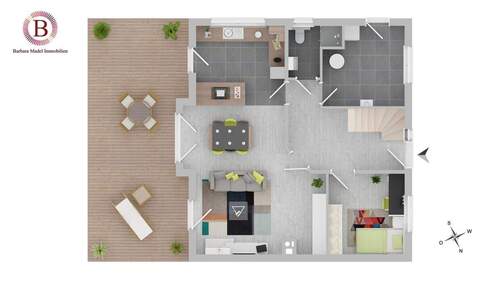 Skizze Erdgeschoß - 