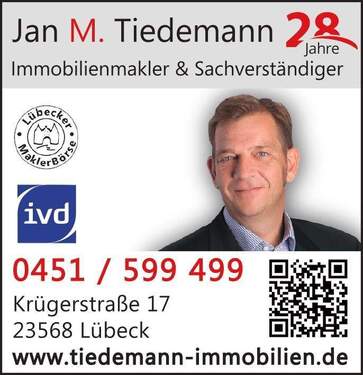 Jan M Tiedemann Immobilien - Einfamilienhaus mit 130,00 m&sup2; in Lübeck zum Kaufen