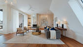 Wohnzimmer - 4 Zimmer Etagenwohnung zum Kaufen in Berlin
