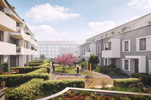 Außenvisualisierung_Zug5pitz_02 - 2 Zimmer Etagenwohnung zum Kaufen in Augsburg