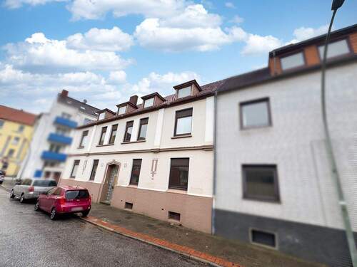 Straßenansicht - 1 Zimmer Mehrfamilienhaus, Wohnhaus zum Kaufen in Bremerhaven