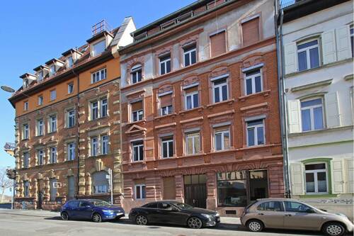 Hausansicht - Stilvoll renovierte 3-Zimmer-Altbauwohnung in den Mannheimer Quadraten