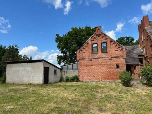 Rückansicht - 5 Zimmer Doppelhaushälfte in Schorssow