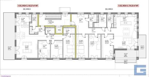 Haus Hohenbergstraße - Obergeschoss - 