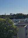 Blick vom Balkon aufs Klinikum - 