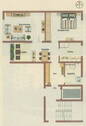 Grundriss mit Möbel - 