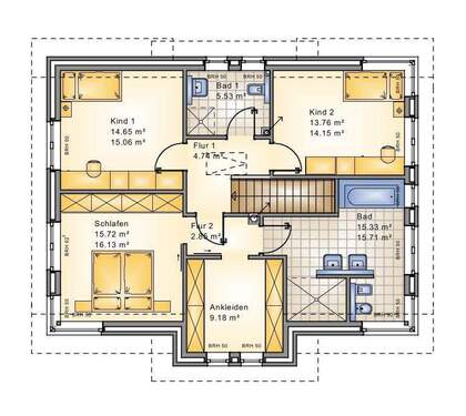 Dachgeschoss - 6 Zimmer Einfamilienhaus in Oldenburg / Bürgerfelde