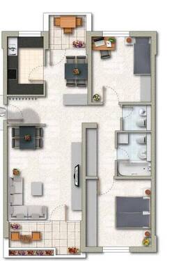 Bild 2 - 3 Zimmer Etagenwohnung in Dillingen