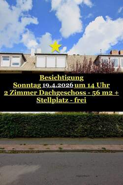 bitte um Anmeldung! - TONNDORF - freie Dachgeschoss-Wohnung - 2 Zimmer - 56 m2 - toller Schnitt 2 Zimmer + Stellplatz + Keller -