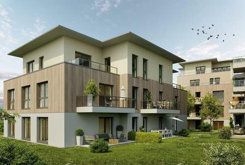 Objektansicht - Etagenwohnung mit 100,10 m² in Peiting zum Kaufen