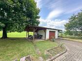 Überdachter Freisitz und Garage - Grundstück in Sexau zum Kaufen