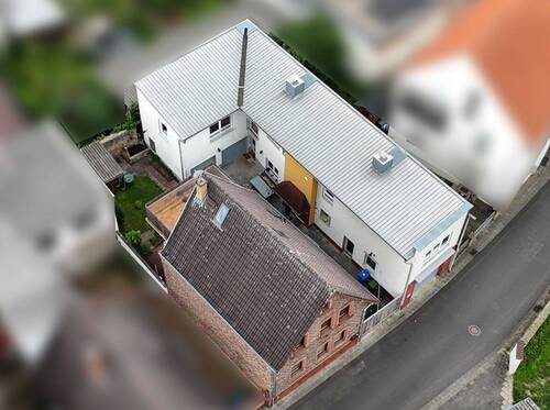 Luftansicht - 1 Zimmer Mehrfamilienhaus, Wohnhaus zum Kaufen in Schaafheim