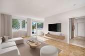 Interieur Vorschlag Wohnzimmer. - 2 Zimmer Etagenwohnung zum Kaufen in München