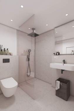 Badezimmer - 1 Zimmer Etagenwohnung in Bonn