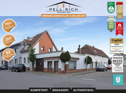 Neu&Nur bei Pell-Rich Objekt 905 - MACH WAS DRAUS: Eckgrundstück mit zwei Wohnimmobilien und einer Gewerbeeinheit in guter Lage