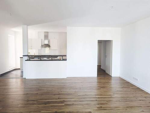 Blick zur offenen Küche - 3 Zimmer Etagenwohnung in Quickborn