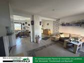 Wohnzimmer - 3 Zimmer Doppelhaushälfte zum Kaufen in Hohenberg an der Eger