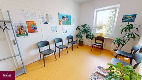 Wartezimmer - Hier können Sie kreativ werden.
