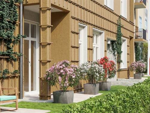 WE 23 Aussenansicht - Premium Wohnung mit Gartenterrasse im Rüdesheimer Platz Kiez - VERMIETET
