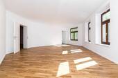 Wohnzimmer - Zeitlose Eleganz im Denkmal - stilvolle 3-Zimmer-Wohnung in Gohlis